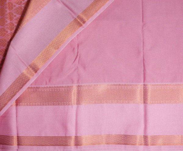 Burgandy Pure Silk Saree - Image 4
