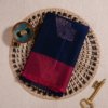Deep Blue Pure Silk Handloom Saree