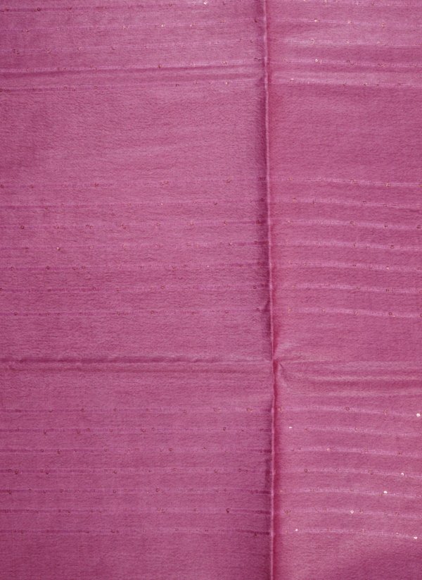 Deep Purple Self Weaving Pure Cotton Saree - Image 2