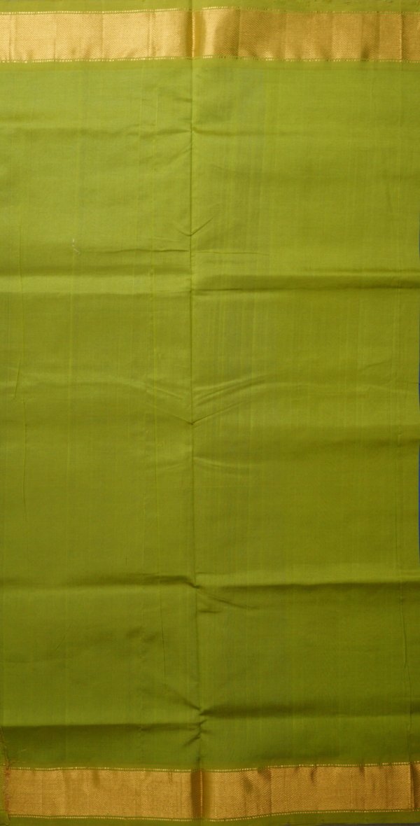 Vibrant Royal Blue Pure Cotton Silk Handloom Saree - Image 5